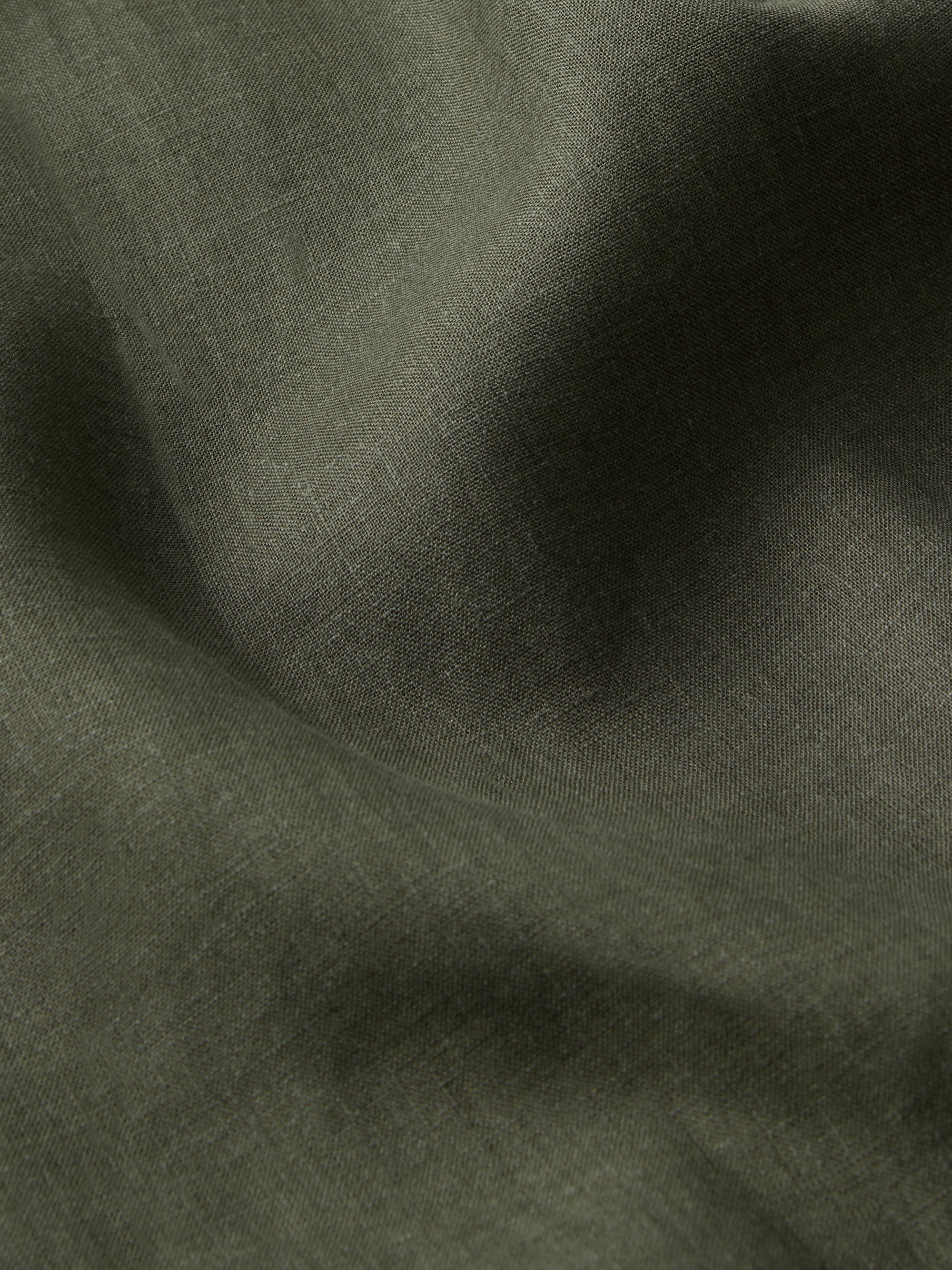 Monaco Linen Shirt Khaki