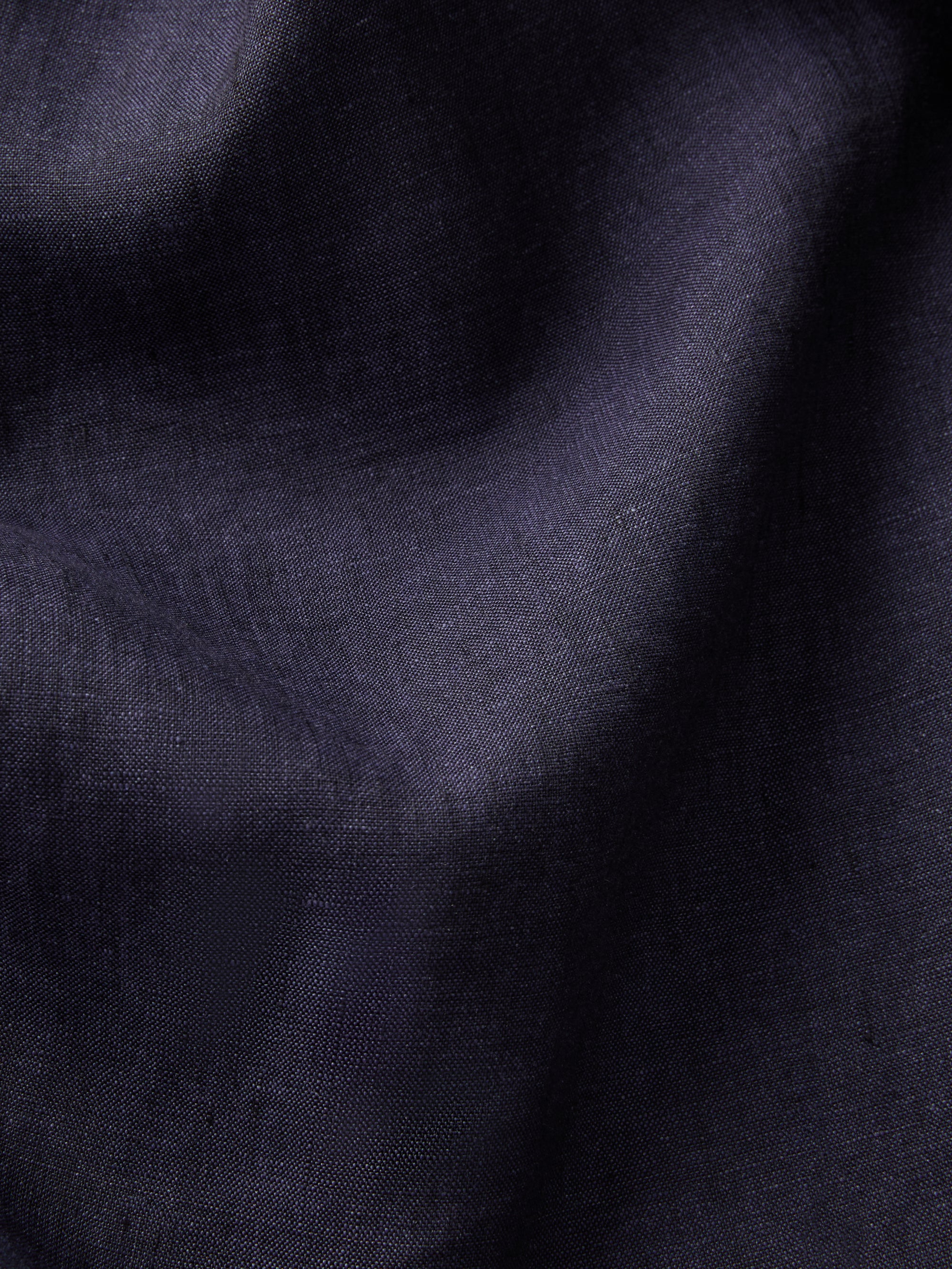 Monaco Linen Shirt Navy Blue