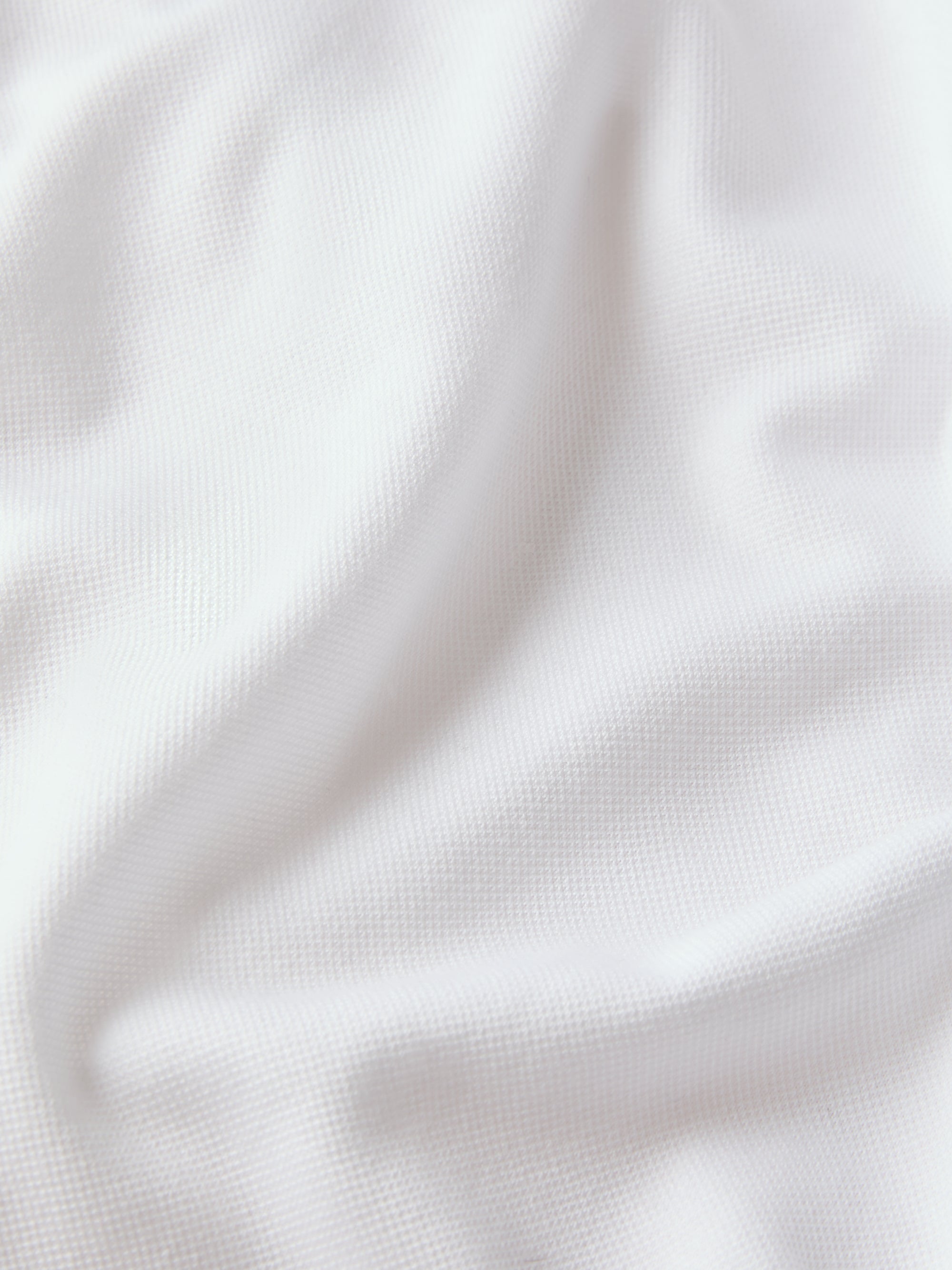 Ramsay Cotton Blend Polo Shirt White