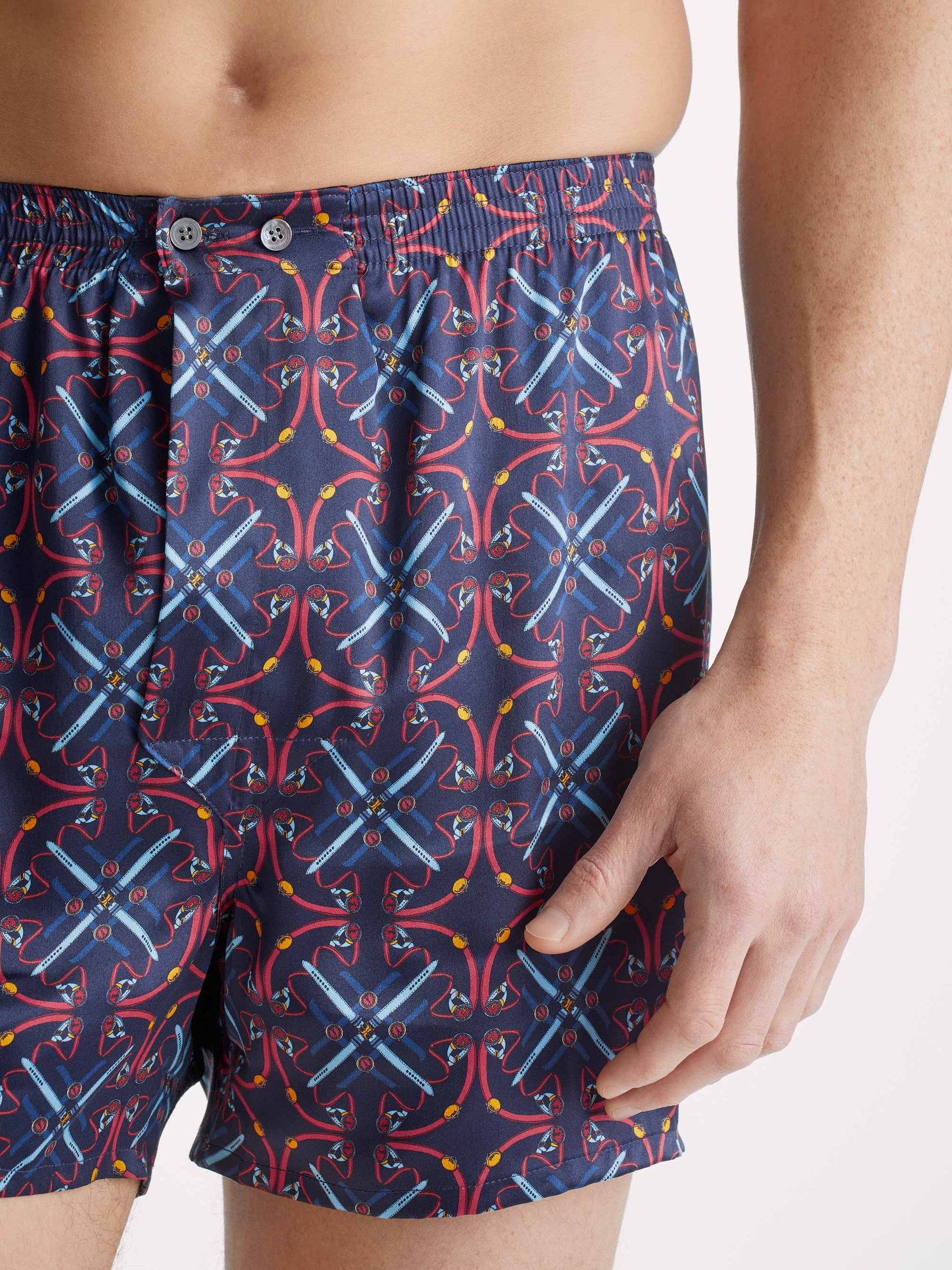 Louis Vuitton Silk Floral Monogram Boxer Shorts