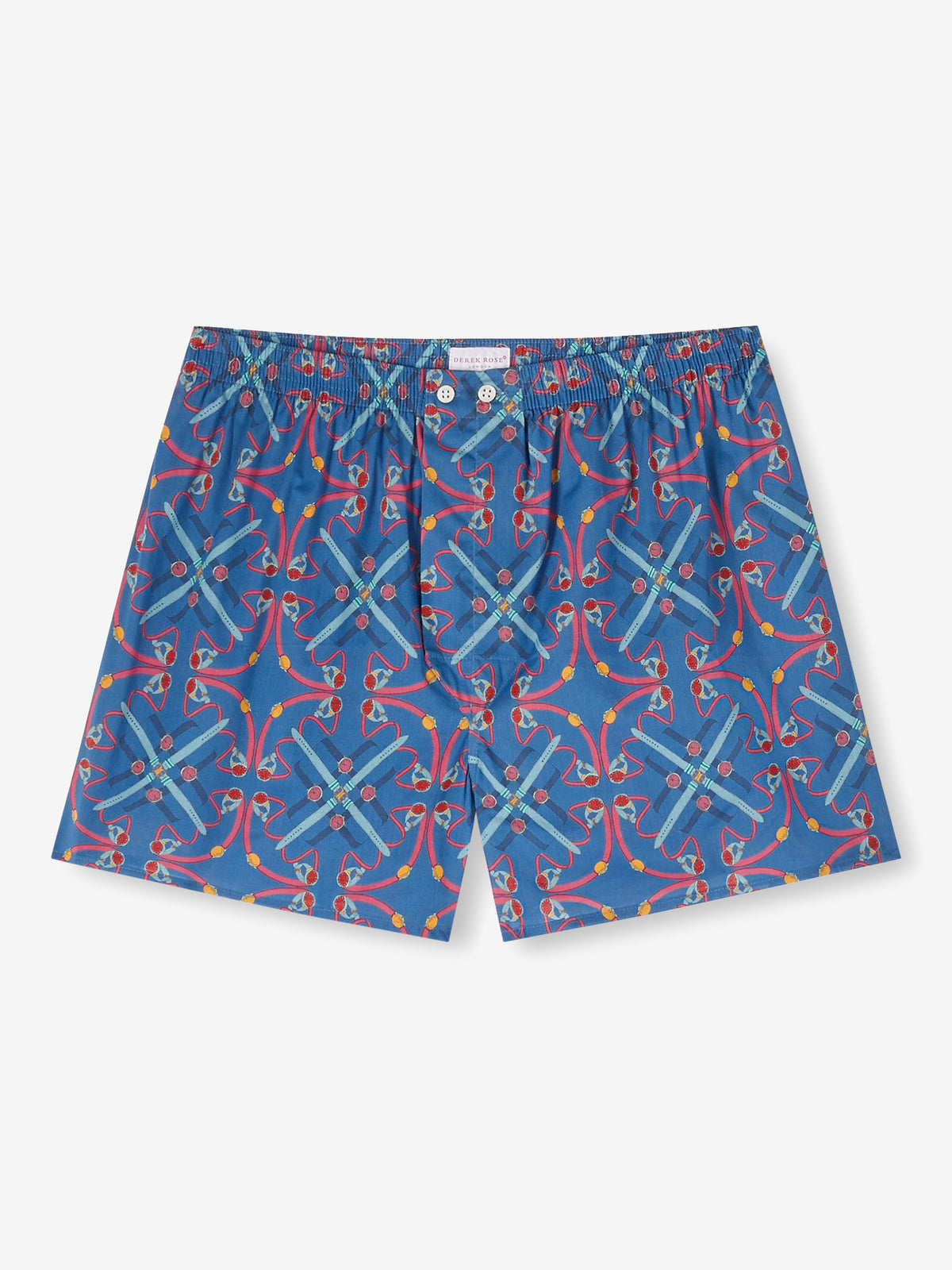 Men's Classic Fit Boxers Ledbury 64 Cotton Batiste Multi