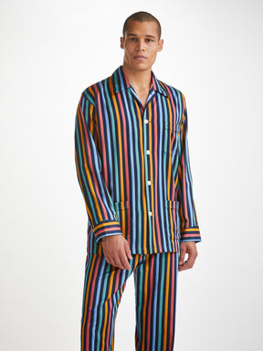 Men's Classic Fit Pyjamas Wellington 56 Cotton Multi