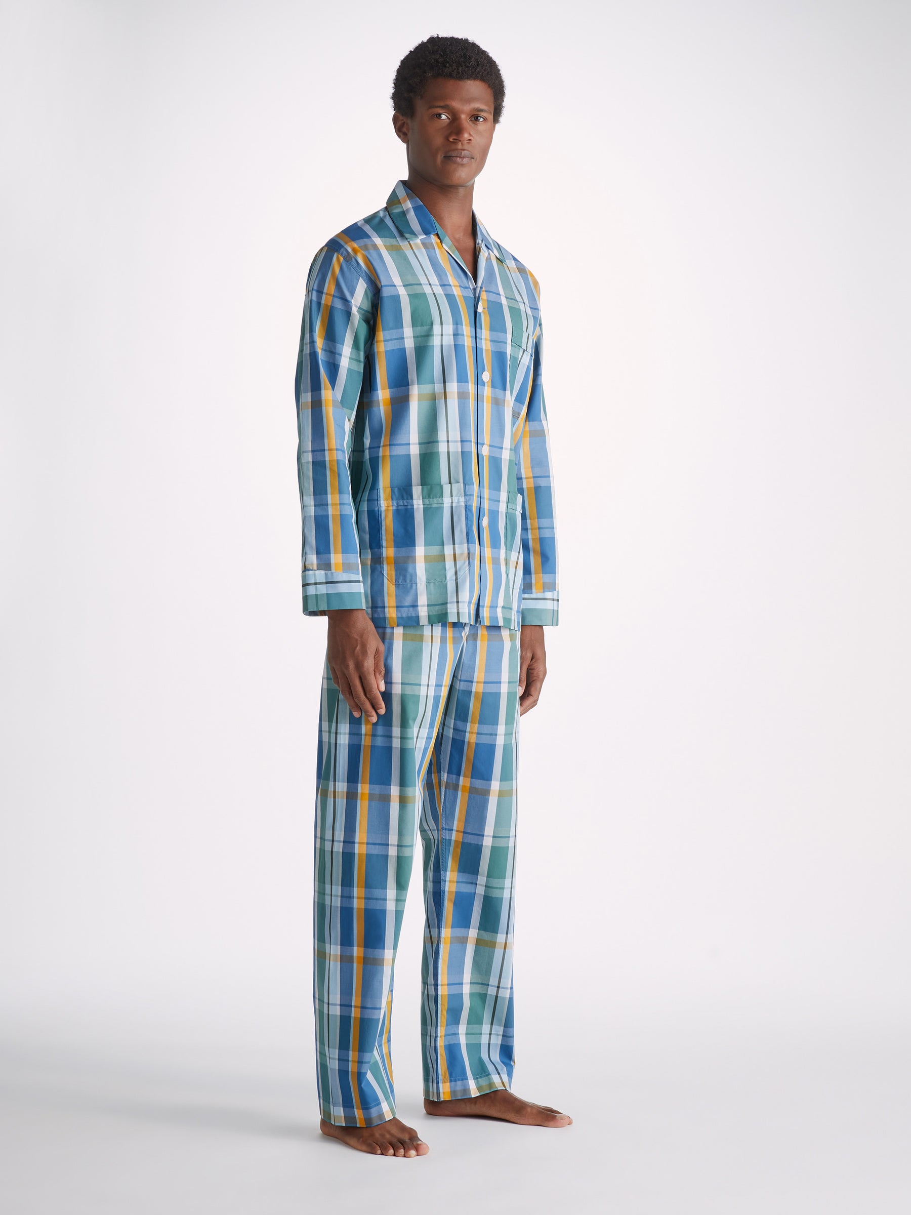 Men's Classic Fit Pyjamas Barker 35 Cotton Multi