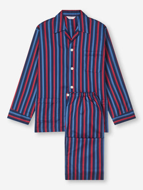 Men's Classic Fit Pyjamas Wellington 55 Cotton Navy
