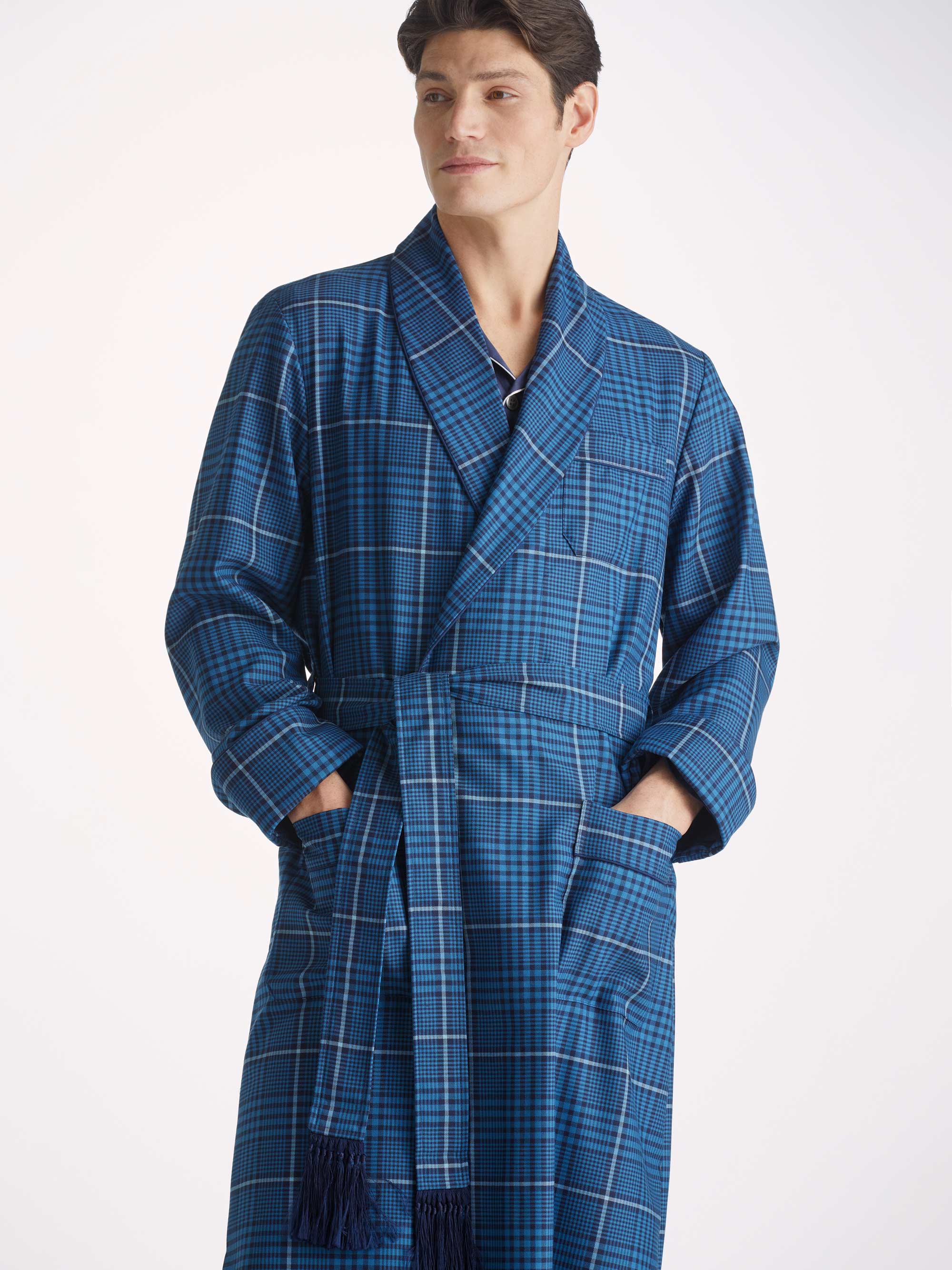 DRESSING GOWN WOMEN'S IN Wool & Cashmere Model Shawl Classic Art. Victoria  £135.41 - PicClick UK