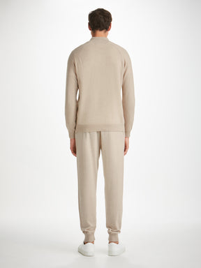 Men's Half-Zip Sweater Finley Cashmere Oat