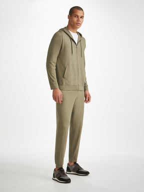 Men's Hoodie Basel Micro Modal Stretch Khaki