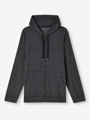 Men's Hoodie London 10 Micro Modal Black