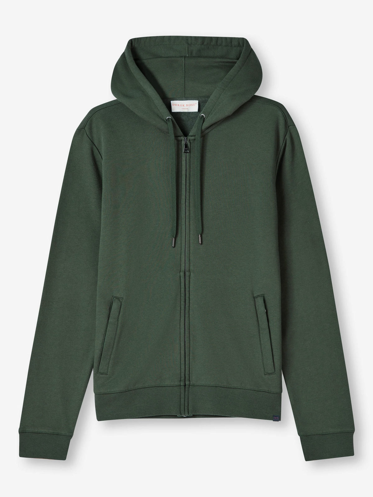 Men's Hoodie Quinn Cotton Modal Hunter Green