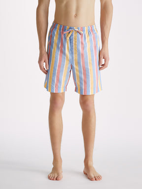 Men's Lounge Shorts Amalfi 19 Cotton Batiste Multi
