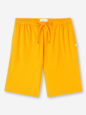 Men's Lounge Shorts Basel Micro Modal Stretch Saffron