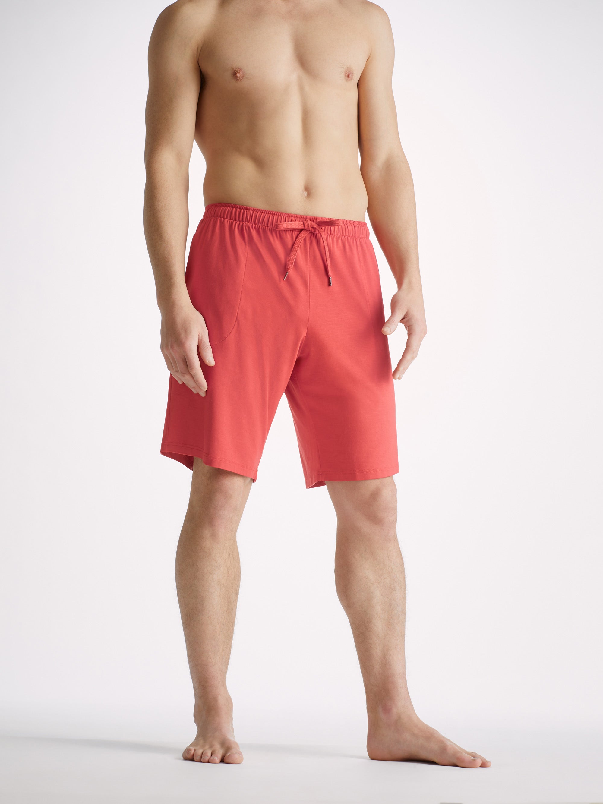 Men's Lounge Shorts Basel Micro Modal Stretch Paprika