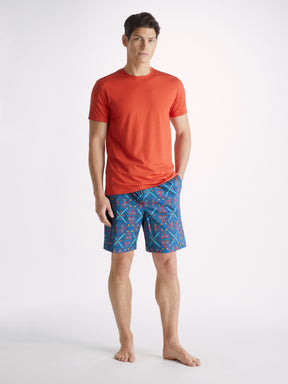 Men's Lounge Shorts Ledbury 64 Cotton Batiste Multi
