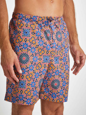 Men's Lounge Shorts Ledbury 69 Cotton Batiste Multi