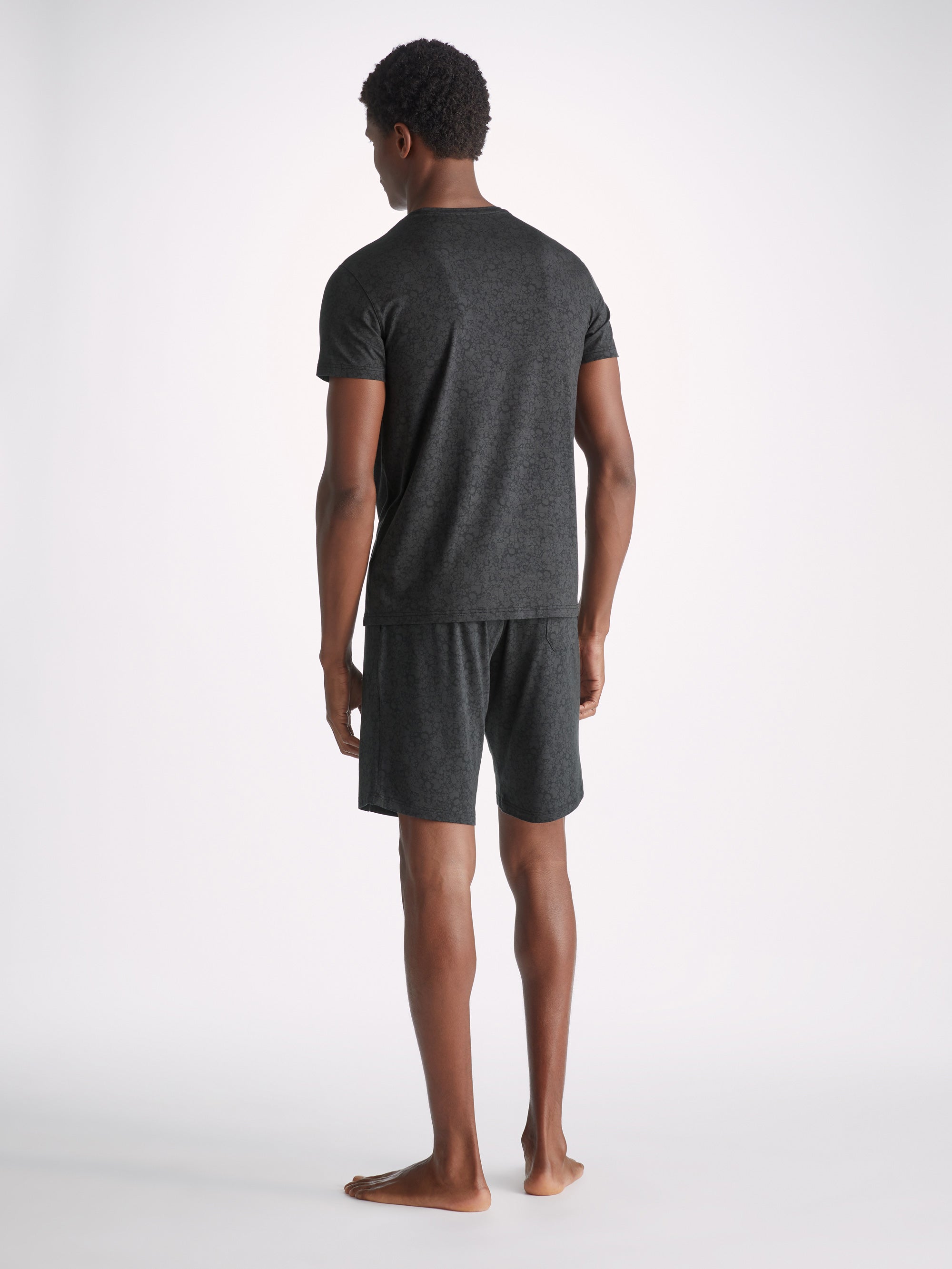Men's Lounge Shorts London 10 Micro Modal Black