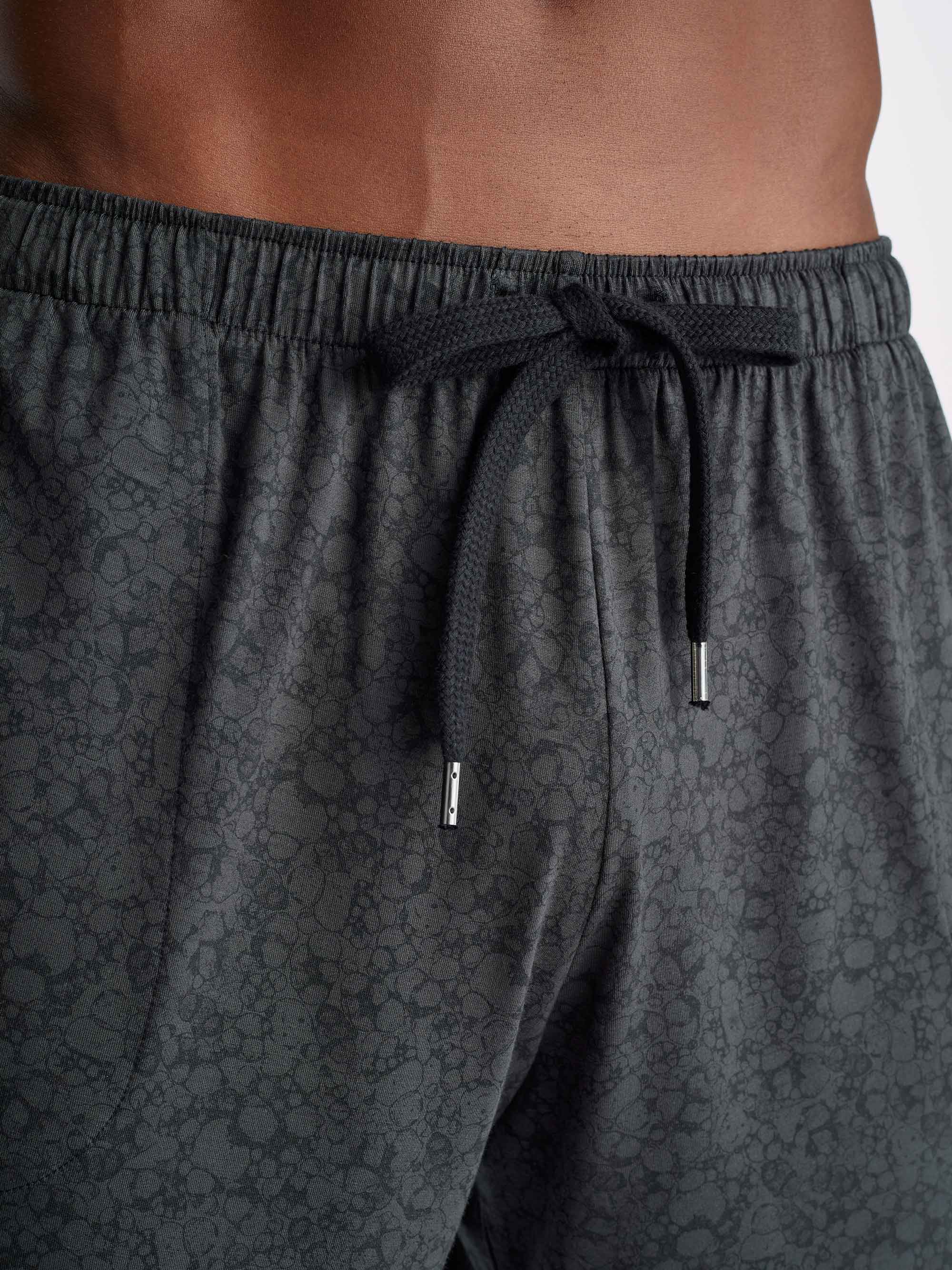 Men's Lounge Shorts London 10 Micro Modal Black