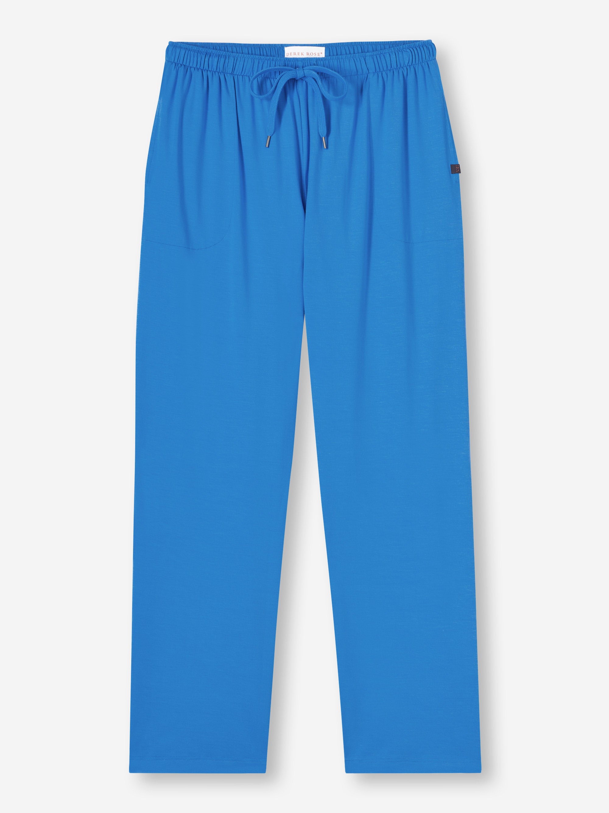 Men's Lounge Trousers Basel Micro Modal Stretch Azure Blue