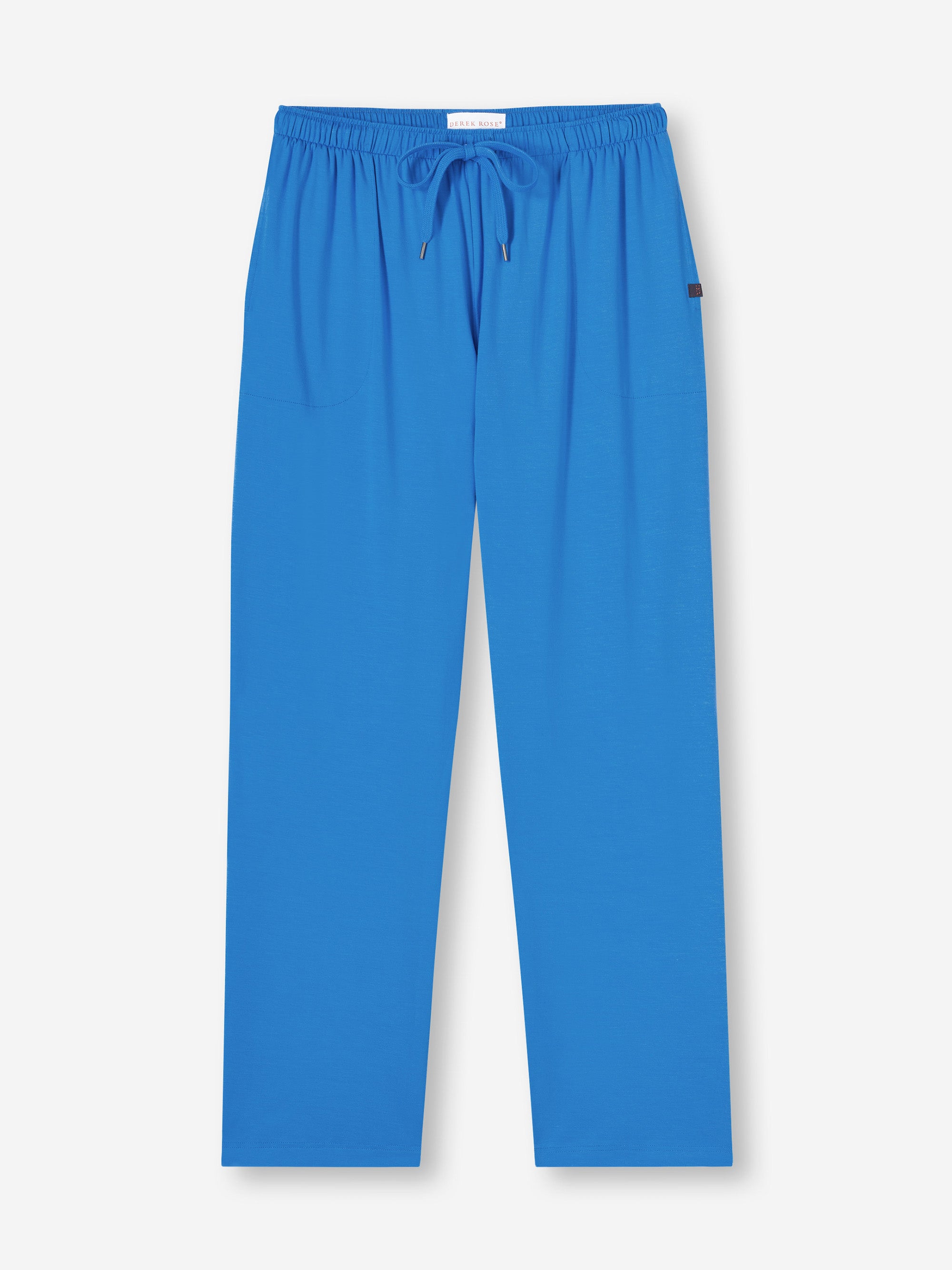 Men's Lounge Trousers Basel Micro Modal Stretch Azure Blue
