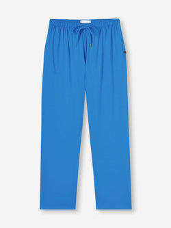 Men's Lounge Trousers Basel Micro Modal Stretch Azure Blue