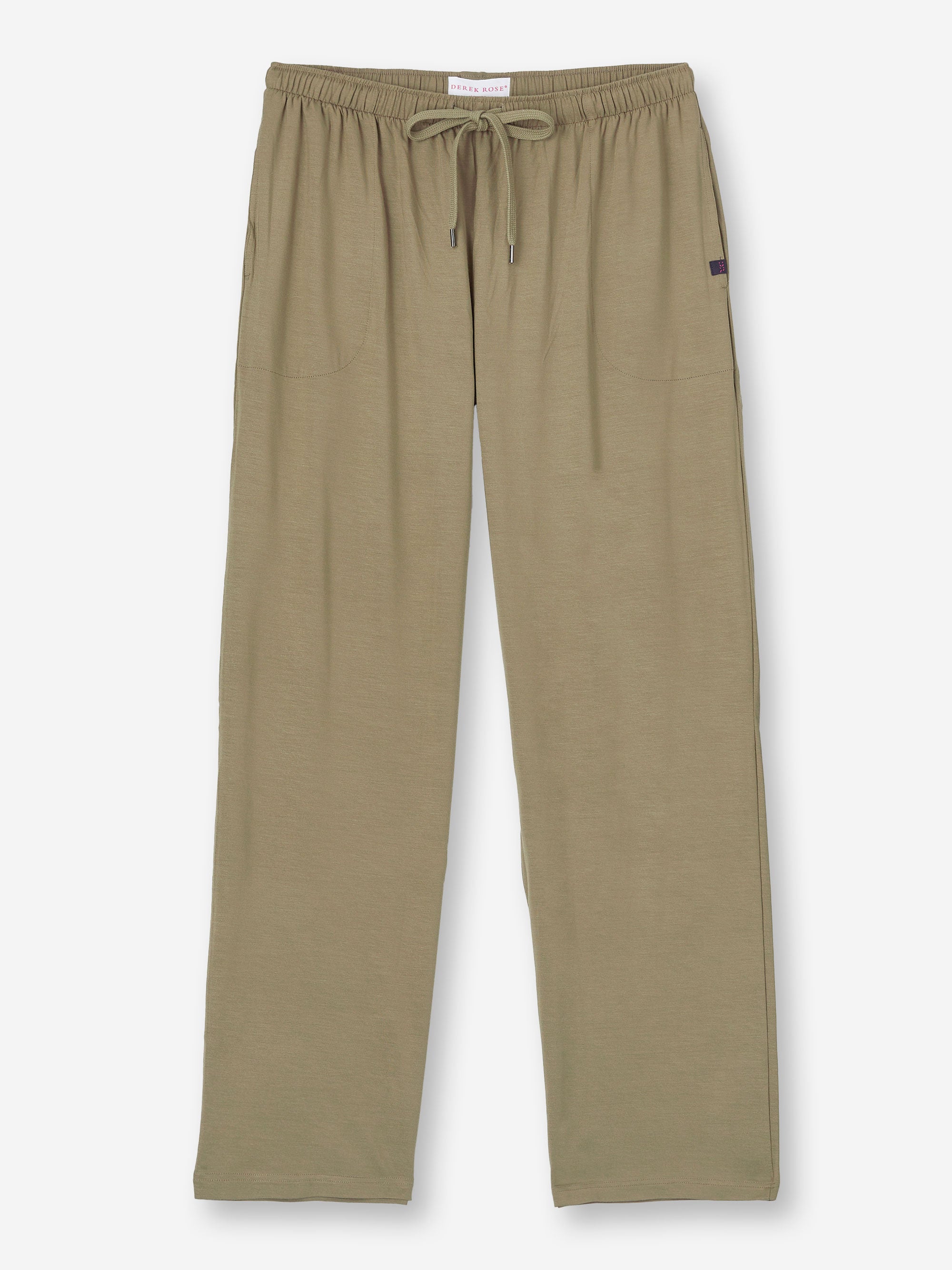 Men's Lounge Trousers Basel Micro Modal Stretch Khaki