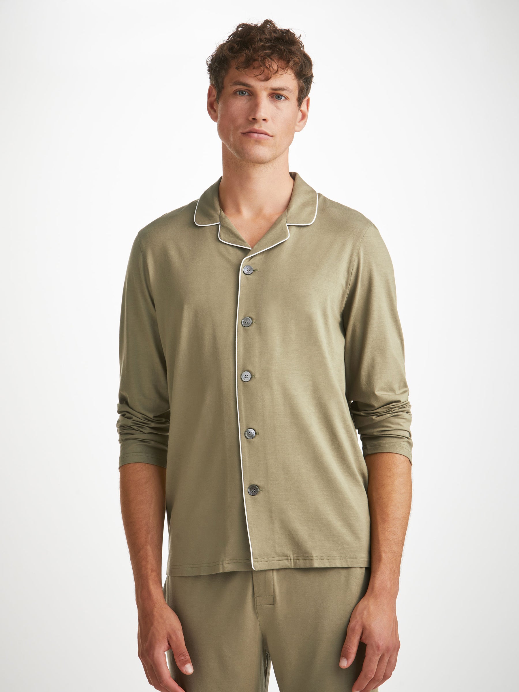 Men's Pyjamas Basel Micro Modal Stretch Khaki