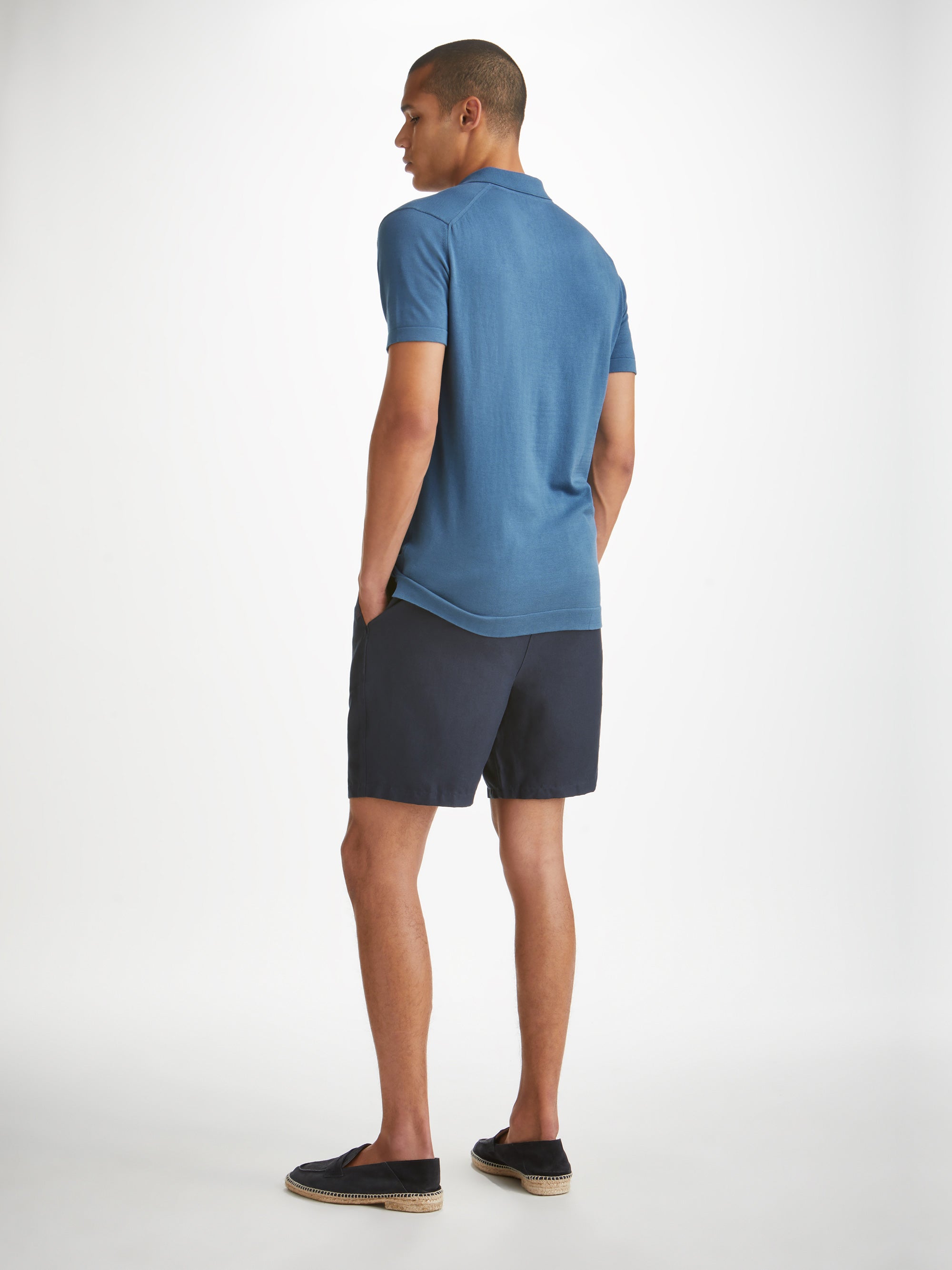 Men's Polo Shirt Jacob Sea Island Cotton Blue
