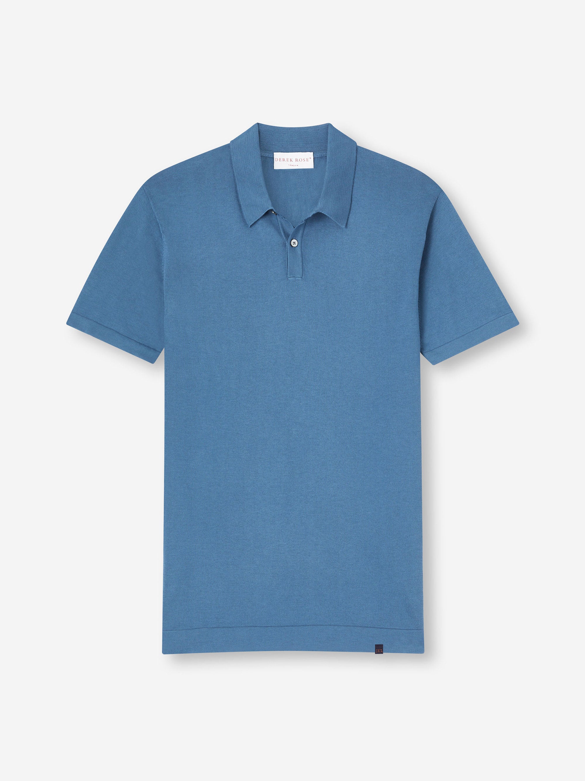 Men's Polo Shirt Jacob Sea Island Cotton Blue