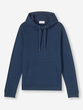 Men's Pullover Hoodie Quinn Cotton Modal Navy