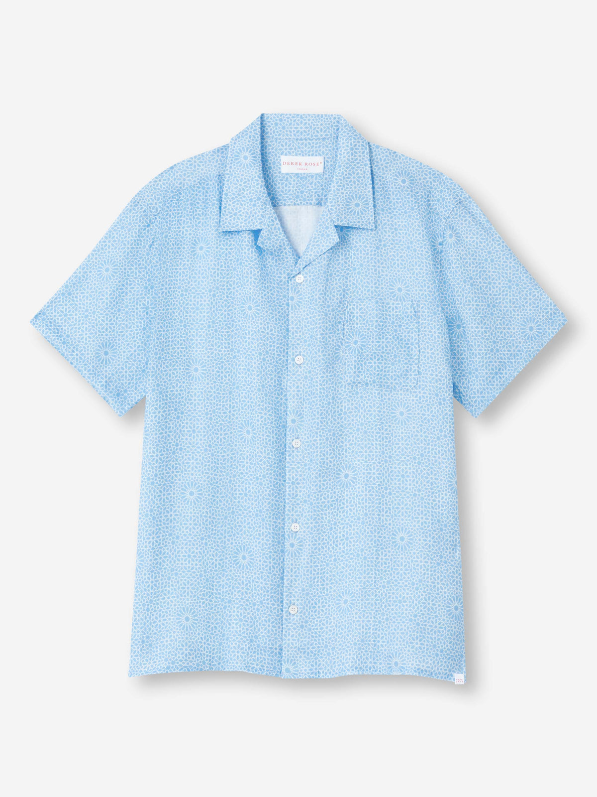 Men's Shirt Milan 23 Linen Blue