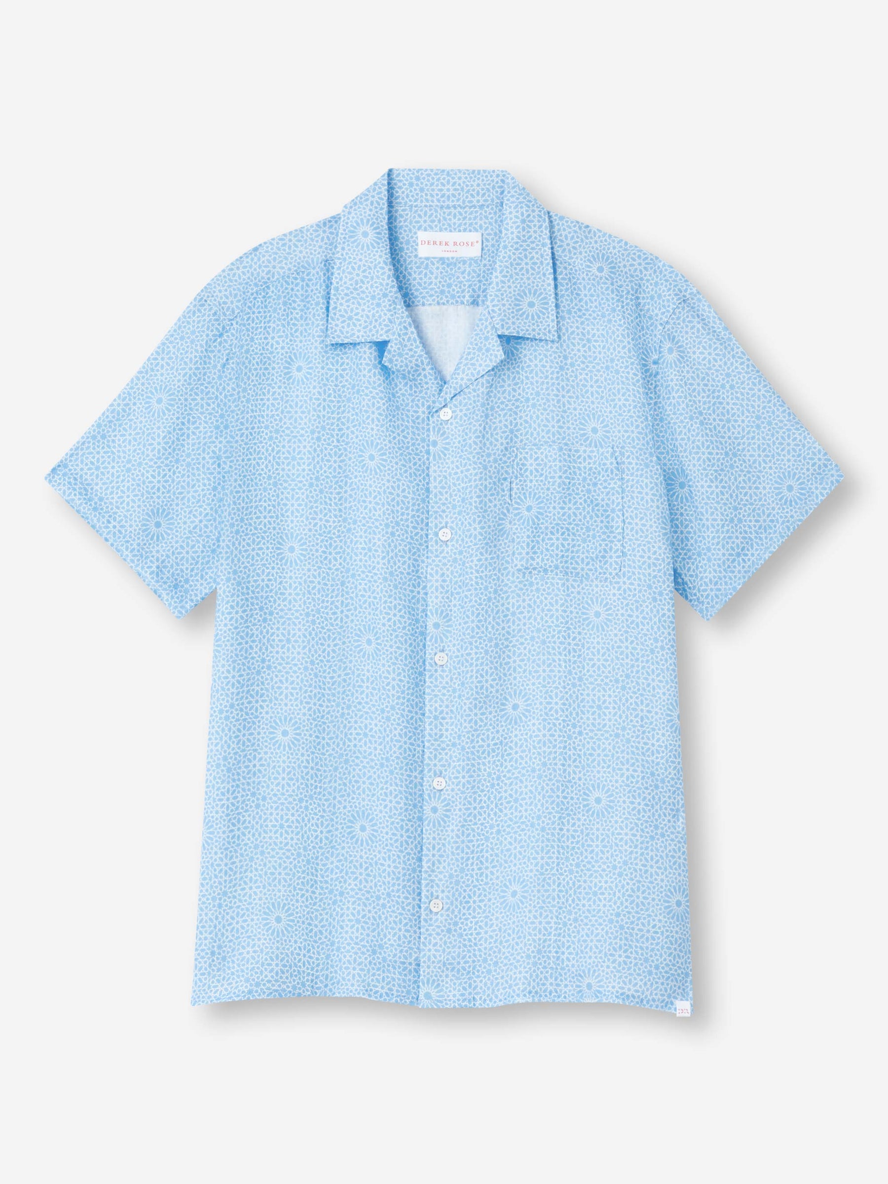 Men's Shirt Milan 23 Linen Blue