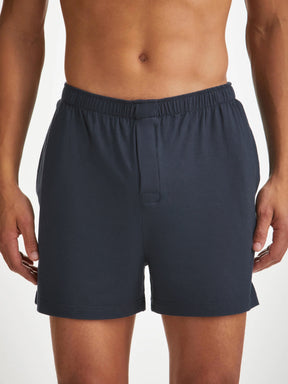 Men's Short Pyjamas Basel Micro Modal Stretch Navy