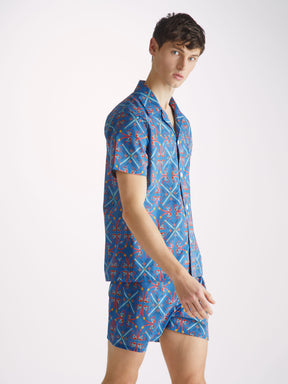 Men's Short Pyjamas Ledbury 64 Cotton Batiste Multi