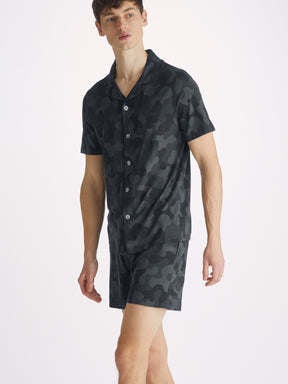Men's Short Pyjamas London 11 Micro Modal Black