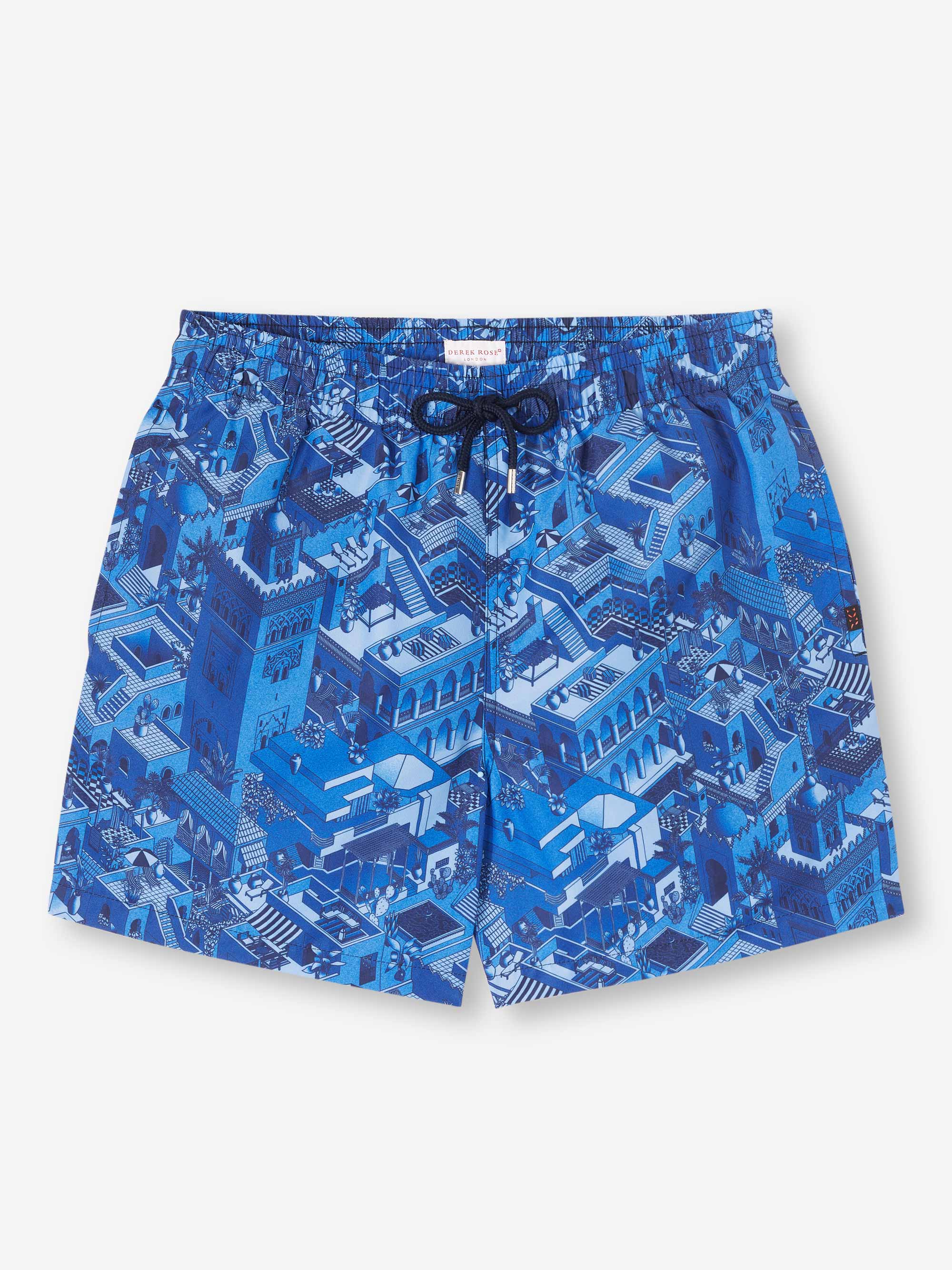 Men's Short Swim Shorts Maui 60 Blue