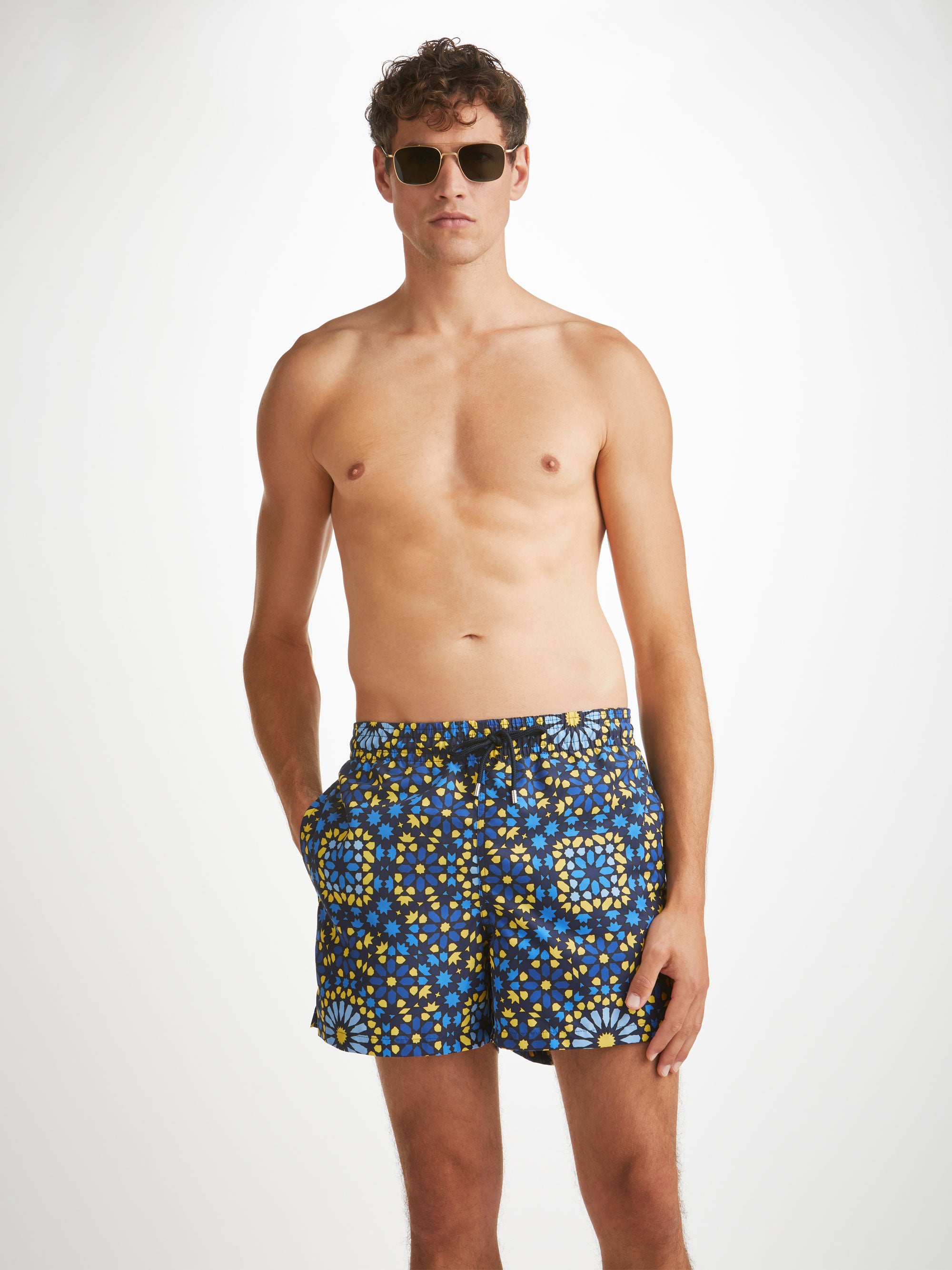 Men's Short Swim Shorts Tropez 15 Navy