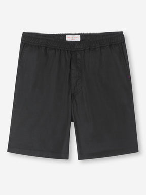 Men's Shorts Harris Lyocell Cotton Black
