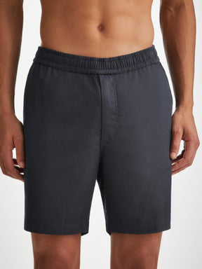 Men's Shorts Harris Lyocell Cotton Navy