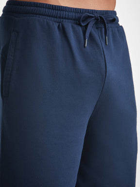 Men's Sweat Shorts Quinn Cotton Modal Navy
