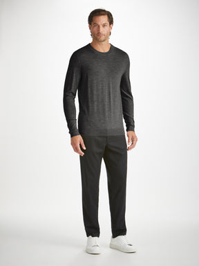 Men's Sweater Orson Merino Wool Charcoal