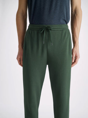 Men's Sweatpants Quinn Cotton Modal Hunter Green