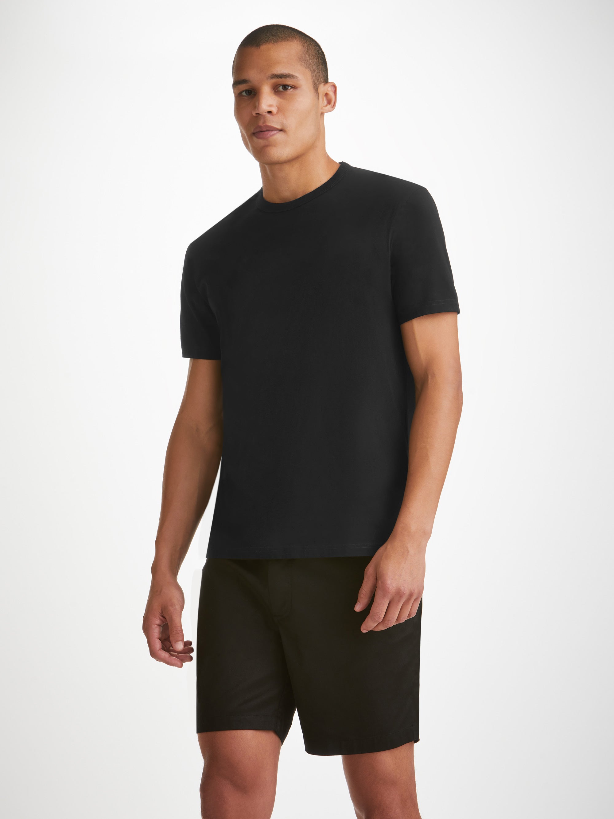 Men's T-Shirt Barny Pima Cotton Black