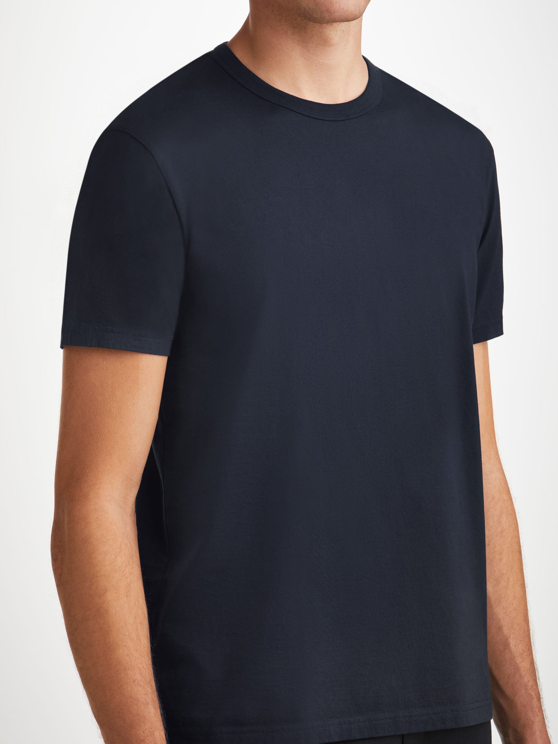 Men's T-Shirt Barny Pima Cotton Navy