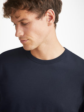 Men's T-Shirt Barny Pima Cotton Navy