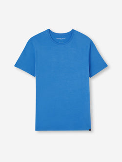 Men's T-Shirt Basel Micro Modal Stretch Azure Blue