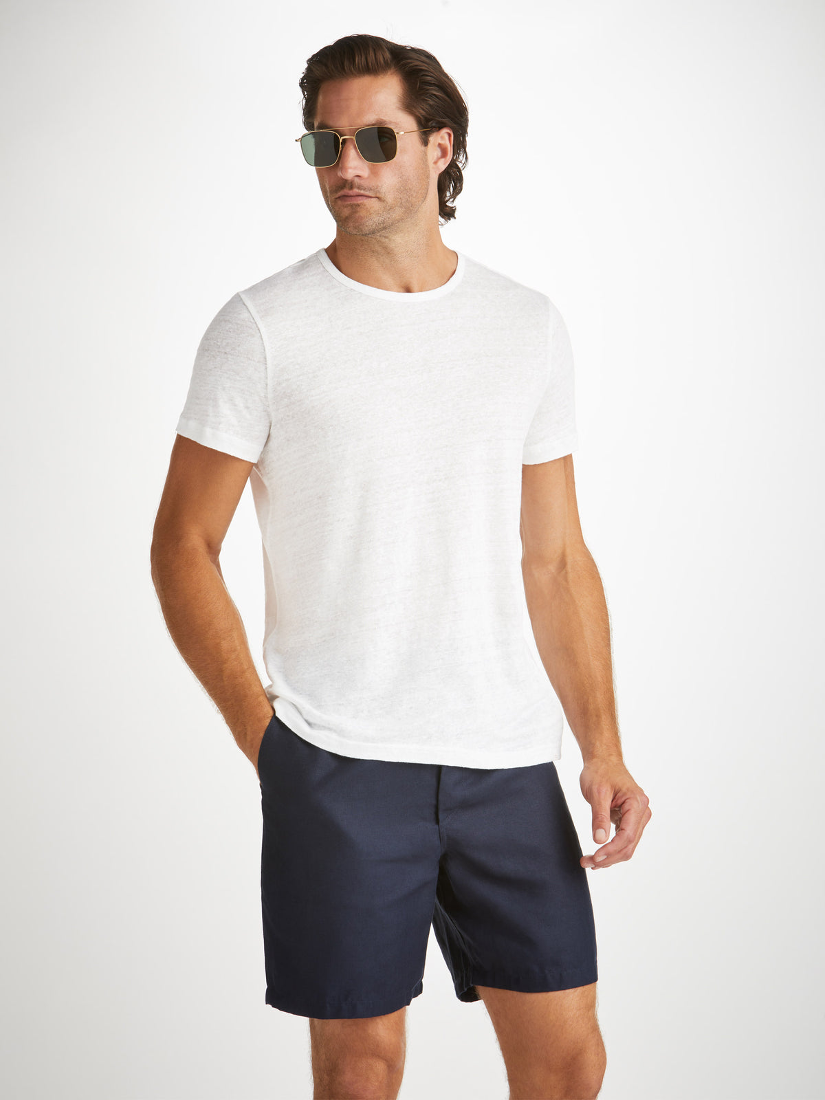 Men's T-Shirt Jordan Linen White
