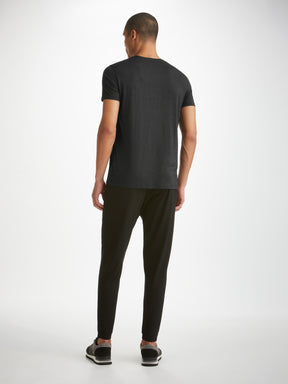 Men's T-Shirt London 12 Micro Modal Black