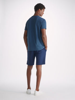Men's T-Shirt Ramsay Pique Cotton Tencel Denim