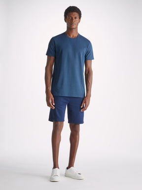 Men's T-Shirt Ramsay Pique Cotton Tencel Denim