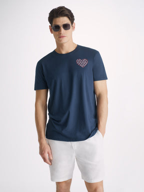 Men's T-Shirt Ripley 15 Pima Cotton Navy
