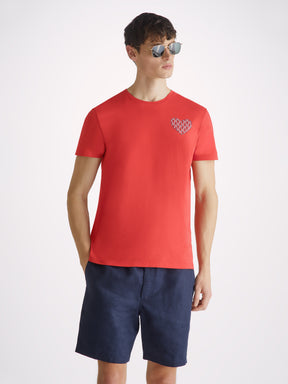 Men's T-Shirt Ripley 15 Pima Cotton Red